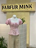 Pink Petal Puff Sleeve Top
