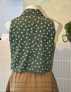 Polka Dot Sleeveless Top