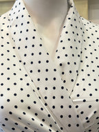 Polka Dot Wrap Top